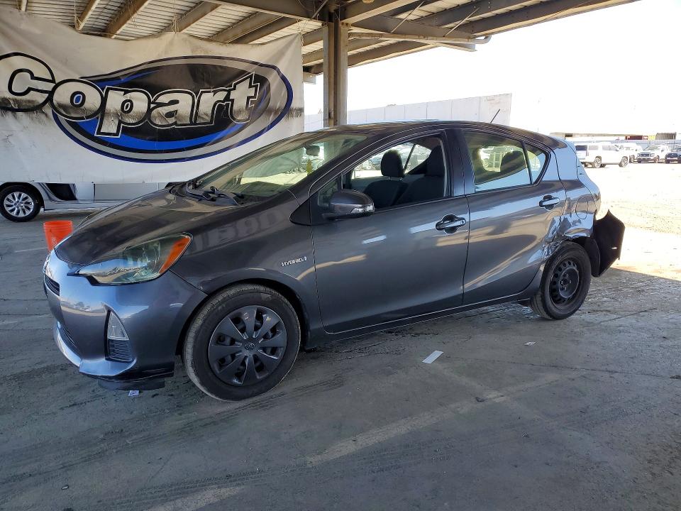 2014 Toyota Prius VIN JTDKDTB31E1059291 COPART salvage auction — REAR END, CA - SALVAGE CERTIFICATE, sold $1,100 on 2026-07-16 (photo 1)