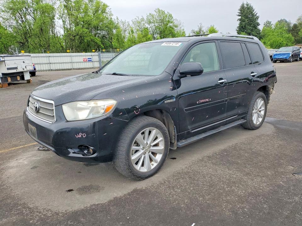 2009 Toyota Highlander VIN JTEEW44A892035932 COPART salvage auction — REAR END, Or - Salvage Title Certificate, sold $1,550 on 2026-07-06 (photo 1)