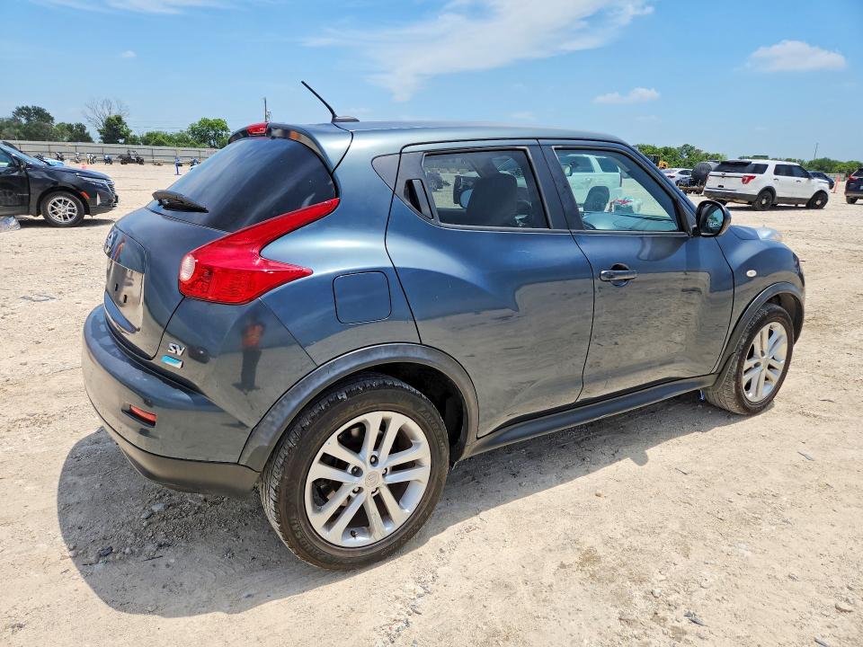 2013 Nissan Juke VIN JN8AF5MR6DT223791 COPART salvage auction — MINOR DENT/SCRATCHES, Tx - Certificate Of Title, sold $1,300 on 2026-07-09 (photo 3)