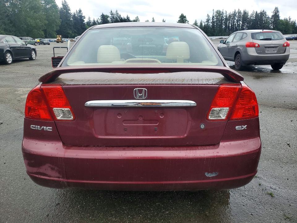 2003 Honda Civic VIN JHMES26763S001208 COPART salvage auction — FRONT END, Wa - Vehicle Cert Of Ownership-Titl, sold $250 on 2026-07-13 (photo 6)