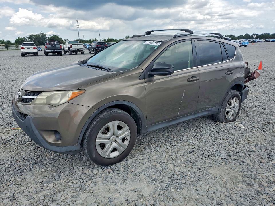 2014 Toyota Rav 4 VIN JTMBFREV2ED055470 COPART salvage auction — REAR END, FL - CERT OF TITLE SLVG REBUILDABLE, sold $200 on 2026-07-21 (photo 1)