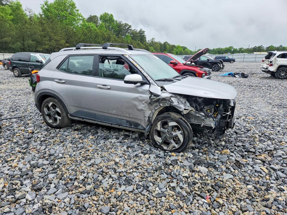 2024 Hyundai Venue VIN KMHRC8A32RU303658 COPART salvage auction — SIDE, Ga - Cert Of Title-Salvage, sold $3,350 on 2026-07-09 (photo 4)