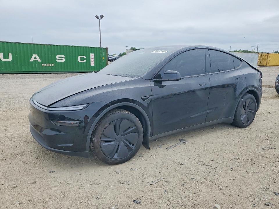 2026 Tesla Model y VIN 7SAYGDEE4TA491821 COPART salvage auction — REAR END, IN - CERT OF TITLE-SALVAGE TITLE, sold $26,250 on 2026-09-18 (photo 1)