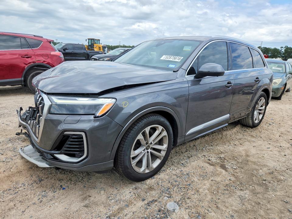 2025 Audi Q7 VIN WA1LVBF70SD029986 COPART salvage auction — FRONT END, Tx - Salvage Vehicle Title, sold $150 on 2026-07-28 (photo 1)