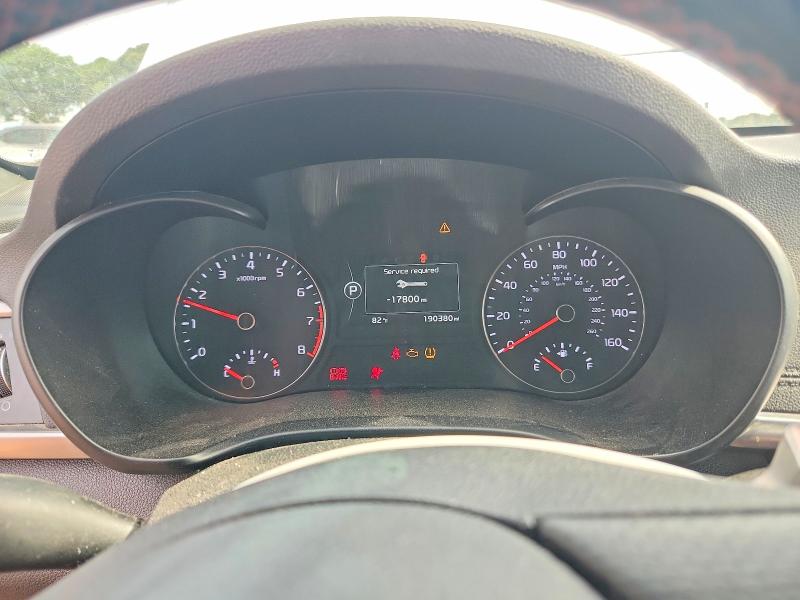 2016 Kia Optima VIN 5XXGW4L25GG016009 COPART salvage auction — REAR END, Al - Cert Of Title-Salvage Title, sold $125 on 2026-07-15 (photo 9)