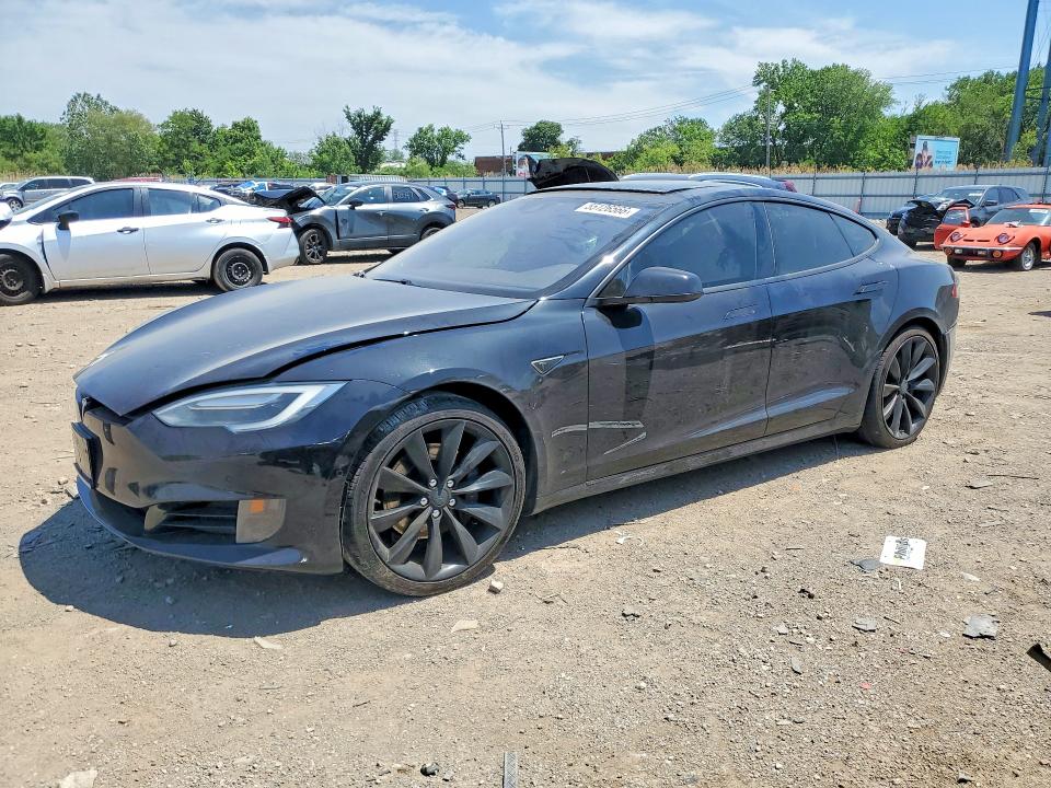 2016 Tesla Model s VIN 5YJSA1E11GF161434 COPART salvage auction — SIDE, Il - Salvage Certificate, sold $3,650 on 2026-07-10 (photo 1)