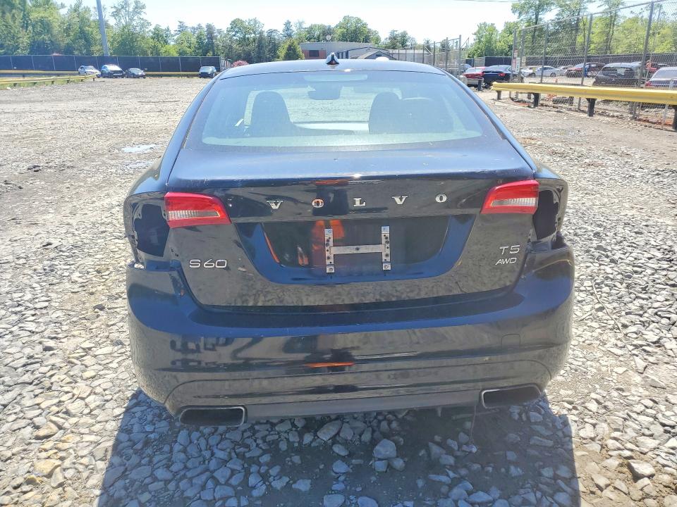 2016 Volvo S60 VIN YV1612TK5G2401794 COPART salvage auction — REAR END, Md - Cert Of Salvage > 75% Damage, sold $1,350 on 2026-07-10 (photo 6)