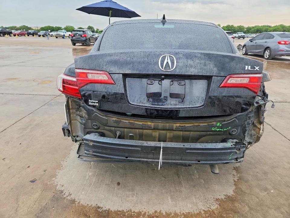 2017 Acura Ilx VIN 19UDE2F72HA010488 COPART salvage auction — REAR END, Tx - Certificate Of Title, sold $7,500 on 2026-08-13 (photo 6)