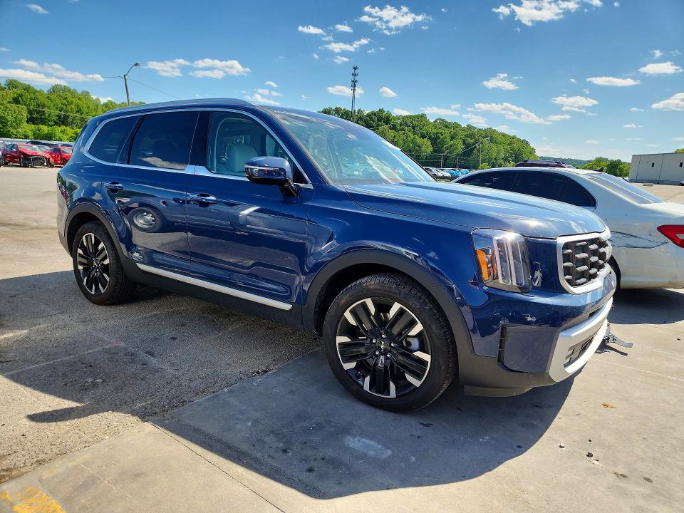 2025 Kia Telluride VIN 5XYP54GCXSG592267 COPART salvage auction — FRONT END, Ky - Cert Of Title-Salvage, sold $2,150 on 2026-07-30 (photo 4)
