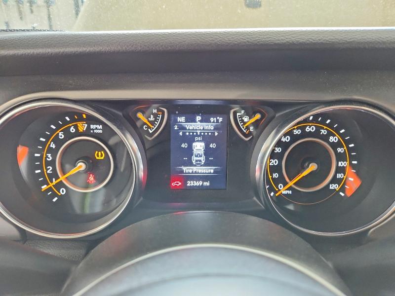 2022 Jeep Wrangler unlimited VIN 1C4HJXDG8NW227103 COPART salvage auction — NORMAL WEAR, MO - CERTIFICATE OF TITLE, sold $22,000 on 2026-07-16 (photo 9)