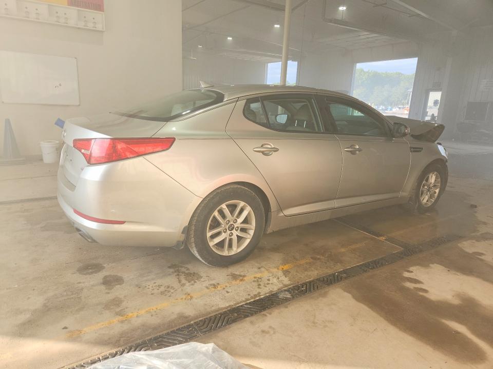 2011 Kia Optima VIN KNAGM4A7XB5161982 COPART salvage auction — FRONT END, Wv - Salvage Certificate, sold $400 on 2026-07-06 (photo 3)