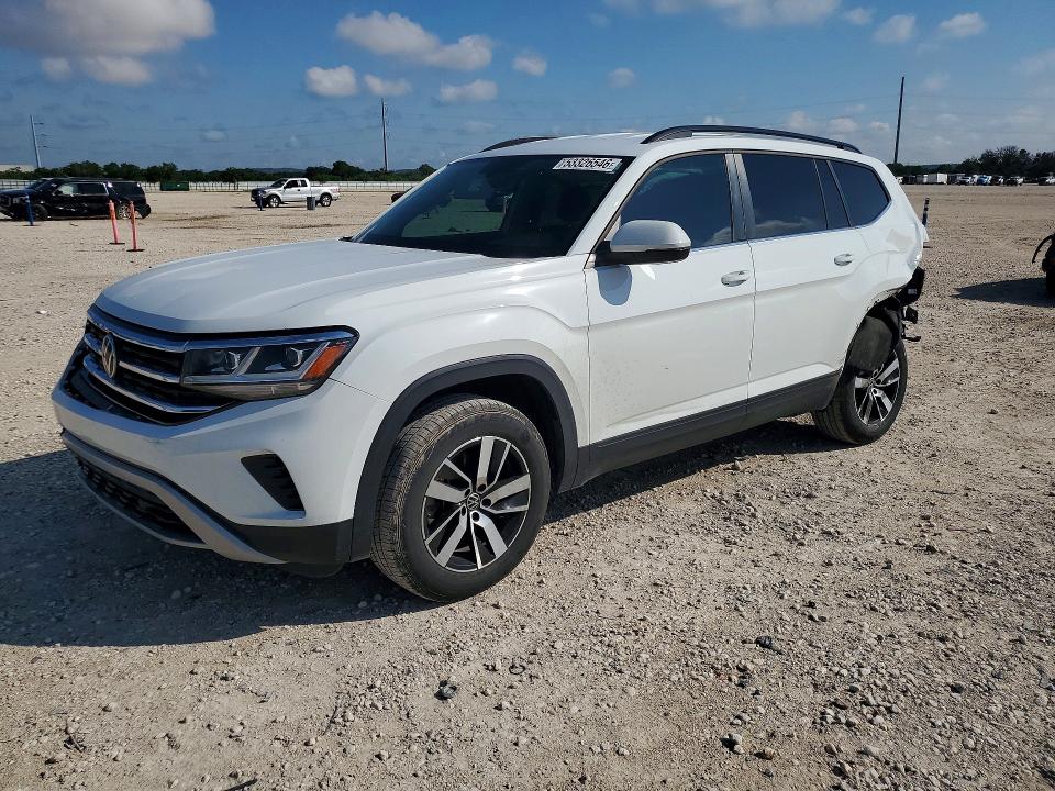 2021 Volkswagen Atlas VIN 1V2DP2CA4MC511033 COPART salvage auction — REAR END, Tx - Salvage Vehicle Title, sold $3,550 on 2026-07-09 (photo 1)