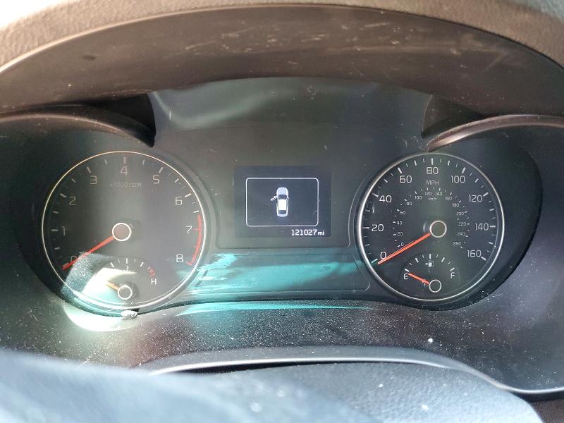 2018 Kia Optima VIN 5XXGT4L32JG225393 COPART salvage auction — FRONT END, Mo - Salvage Certificate Of Title, sold $800 on 2026-07-24 (photo 9)