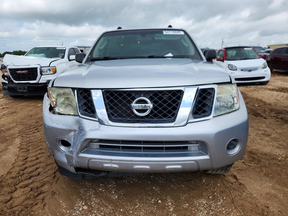 2011 Nissan Pathfinder VIN 5N1AR1NN5BC614950 COPART salvage auction — FRONT END, Tx - Salvage Vehicle Title, sold $475 on 2026-07-02 (photo 5)