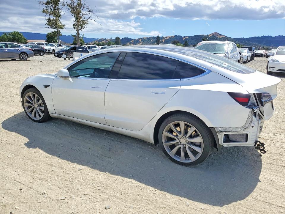 2020 Tesla Model 3 VIN 5YJ3E1EB2LF638450 COPART salvage auction — REAR END, Ca - Salvage Certificate, sold $4,750 on 2026-07-14 (photo 2)
