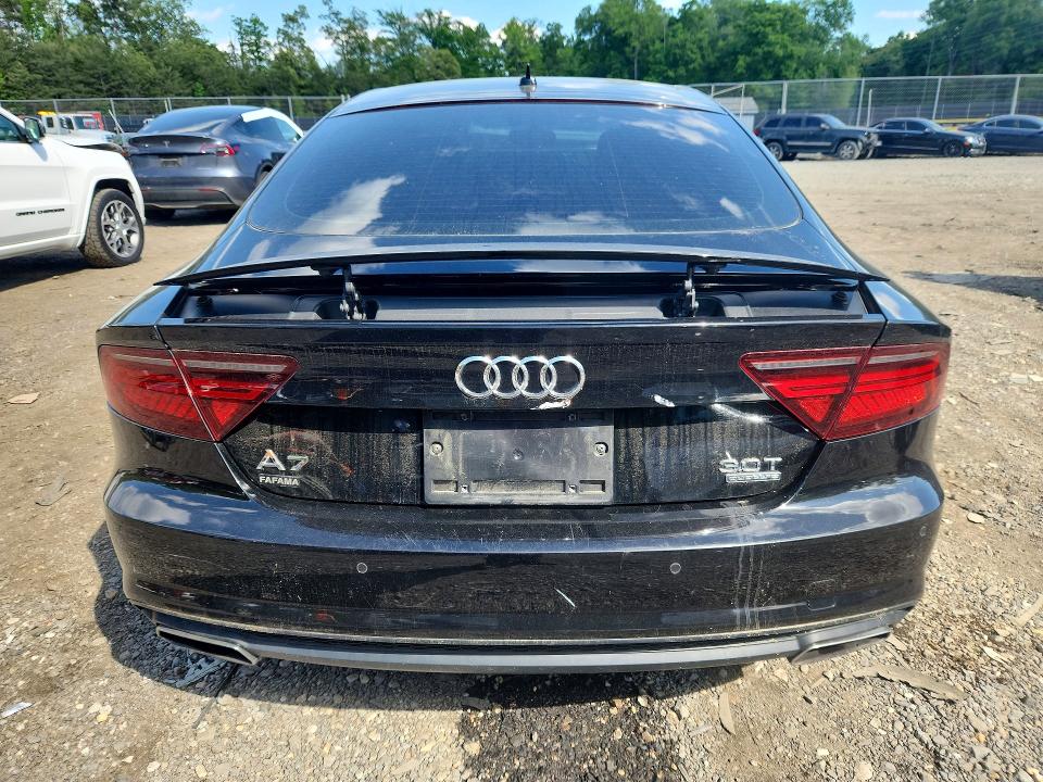 2016 Audi VIN WAUWGAFC9GN182157 COPART salvage auction — FRONT END, MD - CERT OF SALVAGE > 75% DAMAGE, sold $1,900 on 2026-07-28 (photo 6)