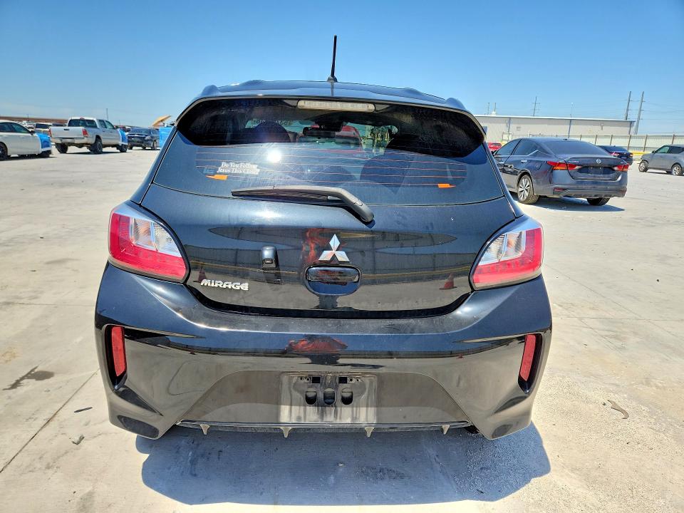 2022 Mitsubishi Mirage VIN ML32AUHJXNH009570 COPART salvage auction — FRONT END, Tx - Salvage Vehicle Title, sold $1,200 on 2026-07-10 (photo 6)