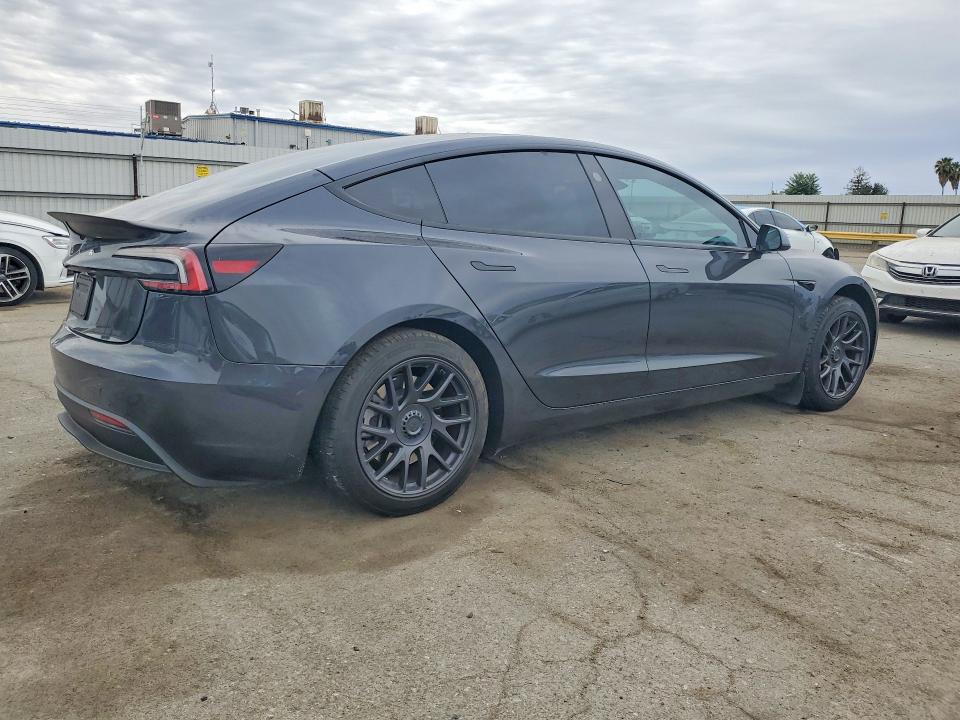 2024 Tesla Model 3 VIN 5YJ3E1EA5RF725601 COPART salvage auction — SIDE, Ca - Salvage Certificate, sold $8,800 on 2026-07-17 (photo 3)
