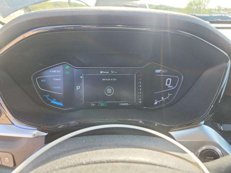 2020 Kia Niro VIN KNDCE3LC8L5364812 COPART salvage auction — HAIL, Id - Salvage Certificate Of Title, sold $200 on 2026-07-21 (photo 9)