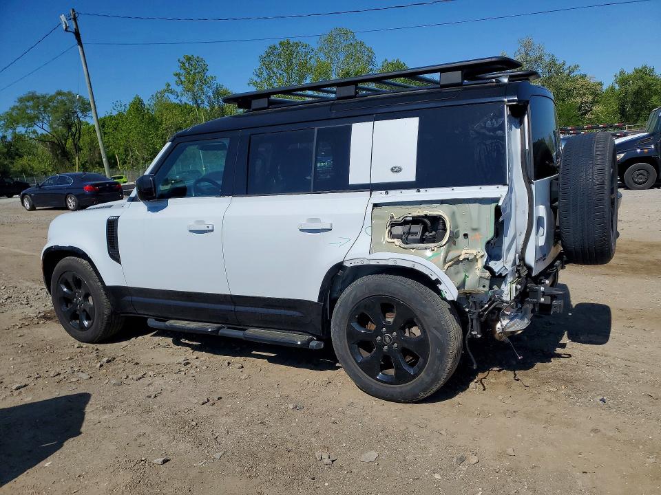 2022 Land rover Defender VIN SALE3ERU6N2088816 COPART salvage auction — REAR END, Md - Cert Of Salvage > 75% Damage, sold $17,100 on 2026-07-23 (photo 2)