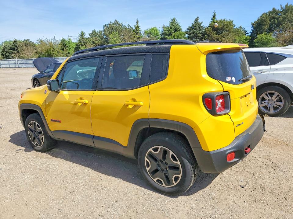 2015 Jeep VIN ZACCJBCT0FPB75174 COPART salvage auction — SIDE, Il - Salvage Certificate, sold $1,950 on 2026-08-06 (photo 2)