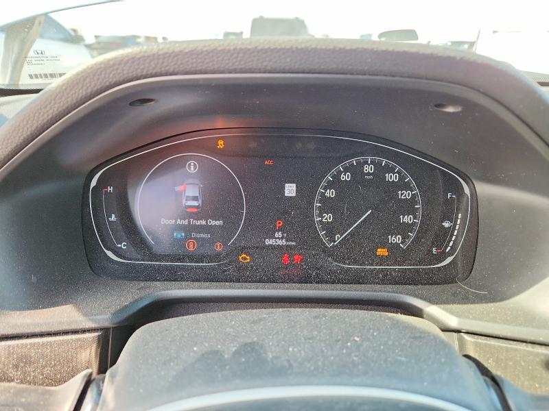 2020 Honda Accord VIN 1HGCV1F37LA030196 COPART salvage auction — FRONT END, Il - Salvage Certificate, sold $7,100 on 2026-07-24 (photo 9)