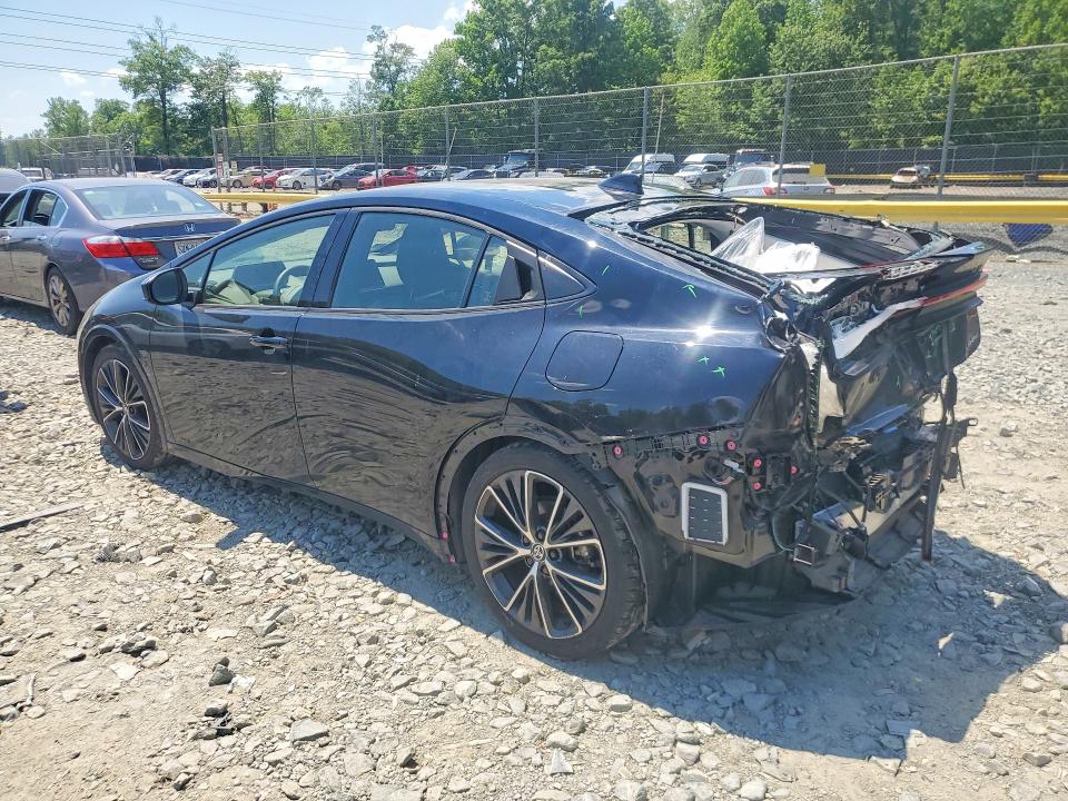 2024 Toyota Prius VIN JTDADABU8R3017963 COPART salvage auction — REAR END, Md - Cert Of Salvage > 75% Damage, sold $7,700 on 2026-07-28 (photo 2)