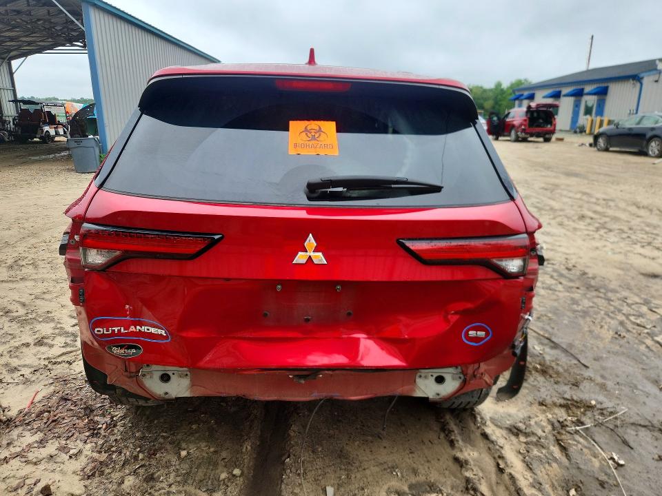 2022 Mitsubishi Outlander VIN JA4J3UA81NZ083751 COPART salvage auction — FRONT END, Ga - Cert Of Title-Salvage, sold $5,900 on 2026-07-17 (photo 6)
