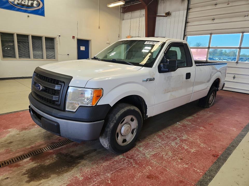 2013 Ford F-150 VIN 1FTNF1CF8DKD46107 COPART salvage auction — REAR END, Pa - Certificate Of Salvage, sold $975 on 2026-07-06 (photo 1)