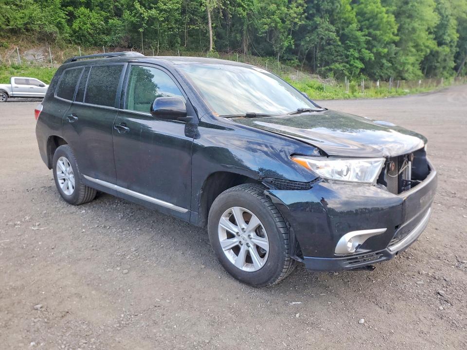 2011 Toyota Highlander VIN 5TDBK3EH7BS057931 COPART salvage auction — FRONT END, NY - MV-907A SALVAGE CERTIFICATE, sold $1,300 on 2026-07-14 (photo 4)