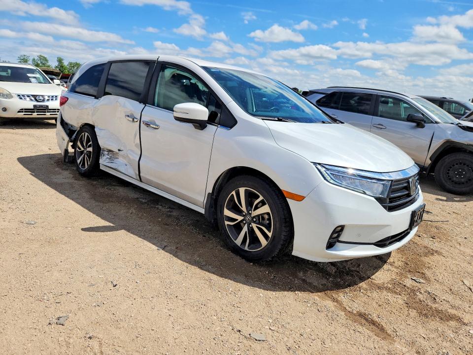 2024 Honda Odyssey VIN 5FNRL6H80RB016693 COPART salvage auction — SIDE, Il - Salvage Certificate, sold $13,500 on 2026-07-28 (photo 4)