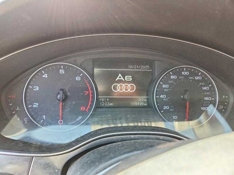 2014 Audi A6 VIN WAUCFAFC7EN059976 COPART salvage auction — MECHANICAL, Ok - Certificate Of Title, sold $1,250 on 2026-07-10 (photo 9)