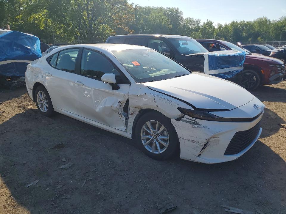 2025 Toyota Camry VIN 4T1DAACK0SU520983 COPART salvage auction — FRONT END, Tx - Salvage Vehicle Title, sold $15,600 on 2026-07-09 (photo 4)