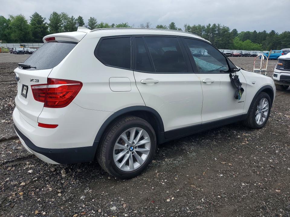 2016 BMW X3 VIN 5UXWX9C5XG0D83880 COPART salvage auction — ROLLOVER, Pa - Certificate Of Salvage, sold $1,600 on 2026-07-06 (photo 3)