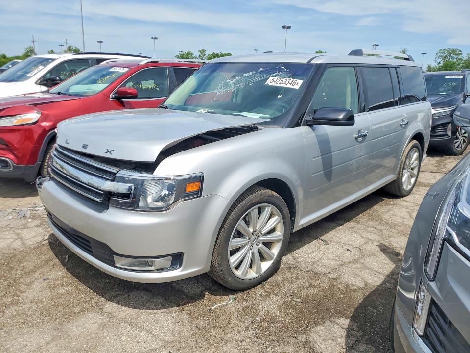 2019 Ford Flex VIN 2FMHK6C81KBA24256 COPART salvage auction — FRONT END, Mi - Certificate Of Title, sold $8,600 on 2026-08-07 (photo 1)