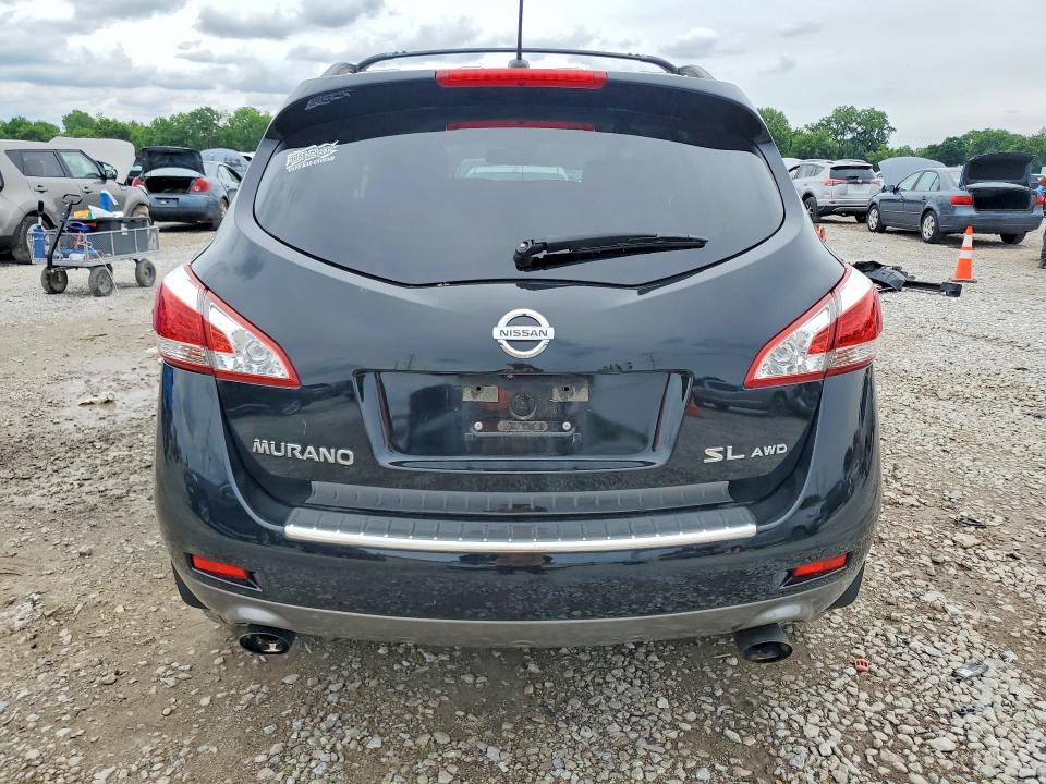 2011 Nissan Murano VIN JN8AZ1MW8BW159058 COPART salvage auction — FRONT END, Oh - Cert Of Title-Salvage, sold $925 on 2026-07-24 (photo 6)