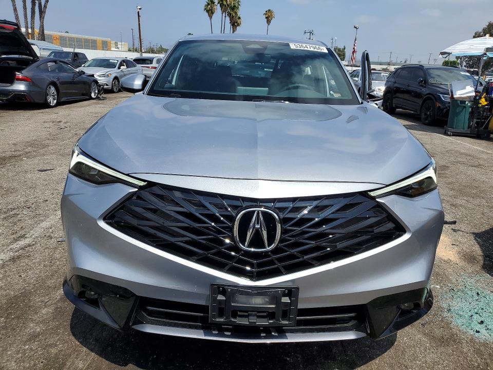 2025 Acura Adx VIN 3HDSA1H51SM707165 COPART salvage auction — SIDE, Ca - Salvage Certificate, sold $8,500 on 2026-07-31 (photo 5)