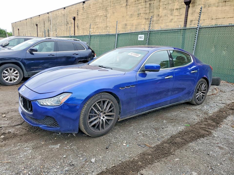 2016 Maserati VIN ZAM57RTA3G1167401 COPART salvage auction — FRONT END, Salvage Title, sold $3,250 on 2026-07-21 (photo 1)