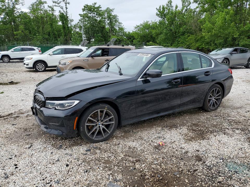 2020 BMW 3er VIN 3MW5R7J02L8B24054 — COPART salvage auction photo