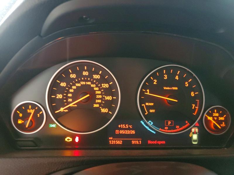 2015 BMW 3er VIN WBA3B1G52FNT06494 COPART salvage auction — SIDE, Nc - Salvage Certificate Of Title, sold $2,000 on 2026-07-22 (photo 9)