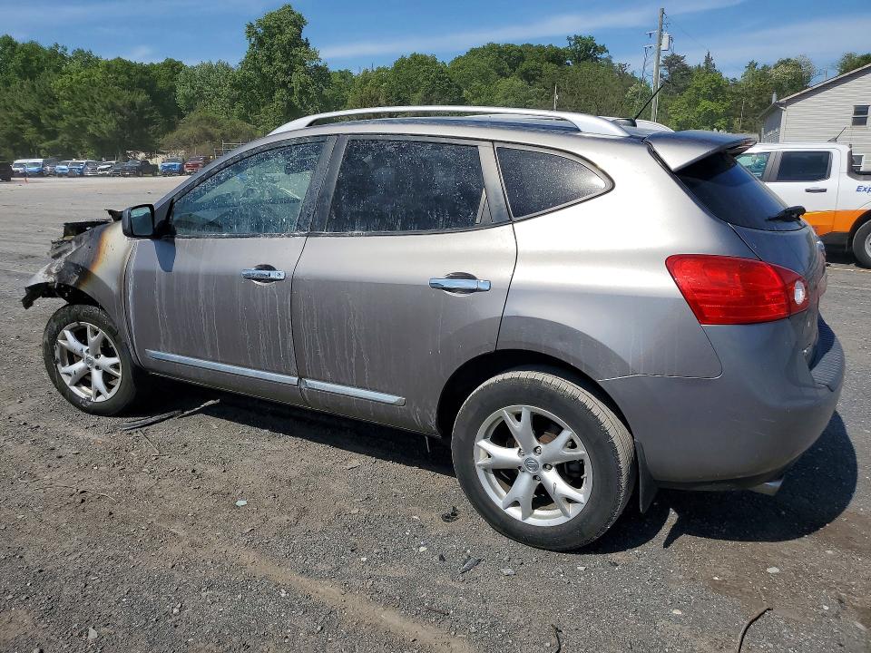 2011 Nissan Rogue VIN JN8AS5MV5BW687515 COPART salvage auction — Burn Engine, Pa - Certificate Of Salvage, sold $275 on 2026-07-16 (photo 2)