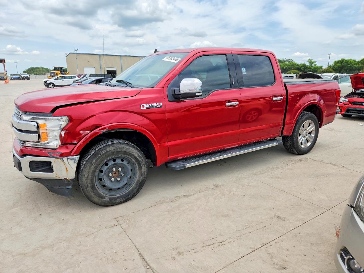 2020 Ford F-150 Lightning VIN 1FTEW1C48LKE36581 COPART salvage auction — Rear End, TX - SALVAGE VEHICLE TITLE, sold $10,400 on 2026-07-09 (photo 1)