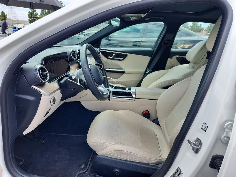 2024 Mercedes-benz C-klasse VIN W1KAF4GB3RR236545 COPART salvage auction — FRONT END, Ca - Salvage Certificate, sold $10,500 on 2026-07-30 (photo 7)