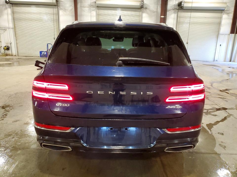 2021 Genesis Gv80 VIN KMUHCESC2MU073798 COPART salvage auction — ROLLOVER, Mn - Cert Of Title-Salvage, sold $9,900 on 2026-07-14 (photo 6)