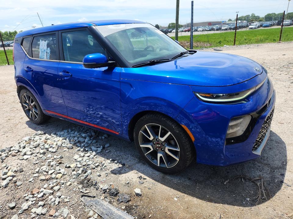 2021 Kia Soul VIN KNDJ53AF2M7741760 COPART salvage auction — REAR END, In - Cert Of Title-Salvage Title, sold $225 on 2026-07-21 (photo 4)