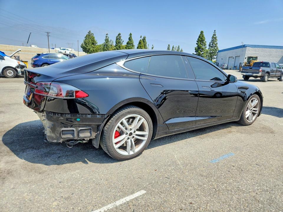 2019 Tesla Model s VIN 5YJSA1E20KF331817 COPART salvage auction — REAR END, Ca - Salvage Certificate, sold $11,400 on 2026-07-16 (photo 3)