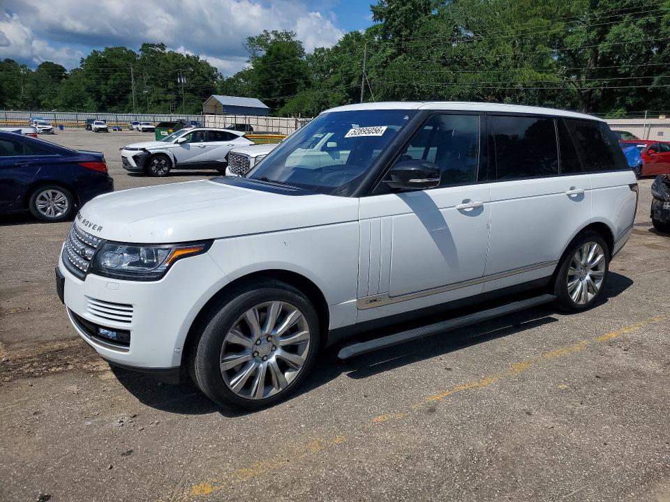2016 Land rover RANGE ROVER VIN SALGS3EFXGA284161 COPART salvage auction — SIDE, Al - Cert Of Title-Salvage Title, sold $6,000 on 2026-07-13 (photo 1)