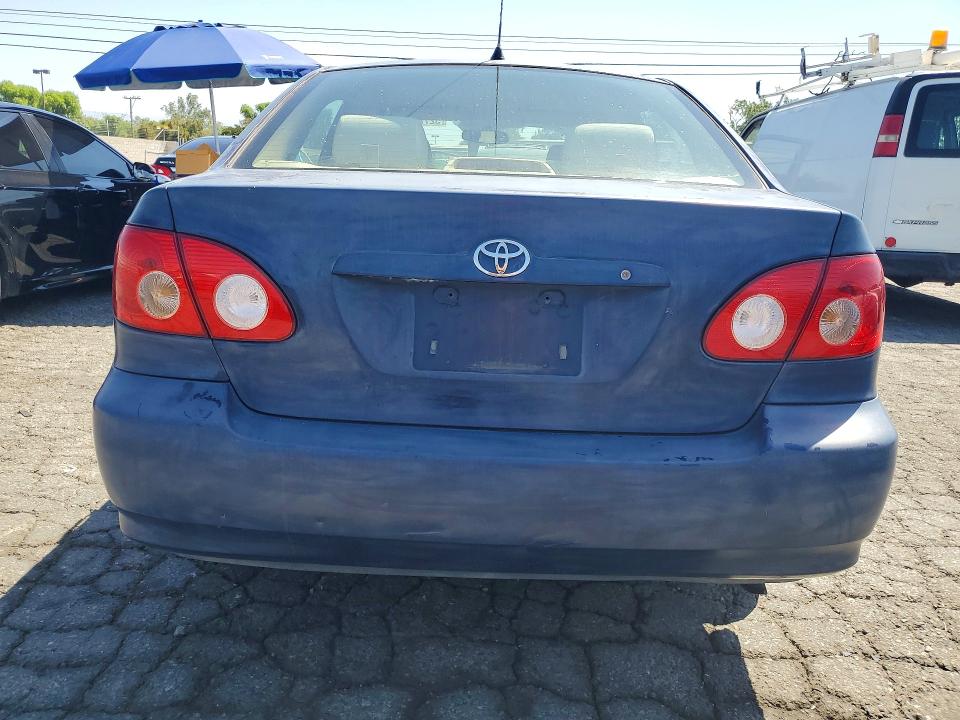 2006 Toyota Corolla VIN 1NXBR30E96Z671207 COPART salvage auction — NORMAL WEAR, Ca - Dis/Dlr/Exp Only Clean Title, sold $1,100 on 2026-07-02 (photo 6)