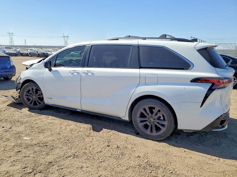 2021 Toyota Sienna VIN 5TDDRKEC0MS061793 COPART salvage auction — FRONT END, Ca - Salvage Certificate, sold $13,200 on 2026-07-06 (photo 2)
