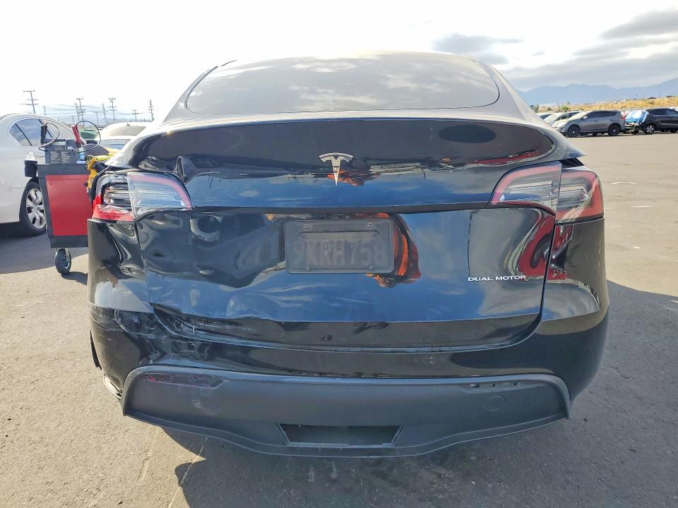2023 Tesla Model y VIN 7SAYGDEE6PA208714 COPART salvage auction — REAR END, Ca - Salvage Certificate, sold $11,700 on 2026-07-20 (photo 6)